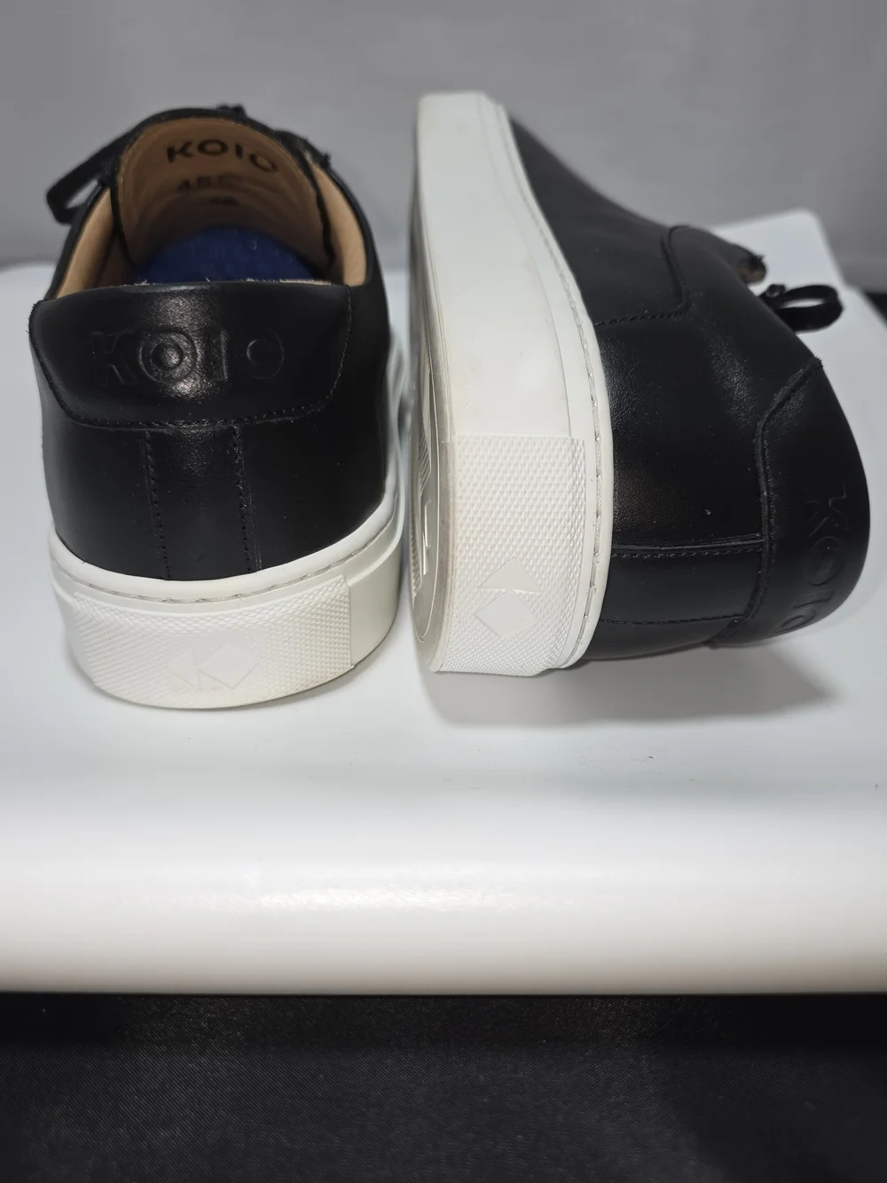 Koio CAPRI Leather Snesker- Oynx